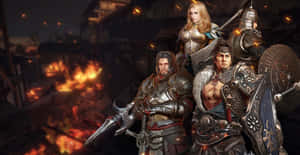 Battle Scene From Blood Of Steel Wallpaper