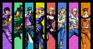 Battle Tendency Anime Action Scene Wallpaper