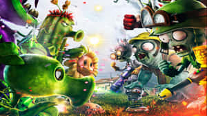 “battle The Zombies With Your Plants.” Wallpaper