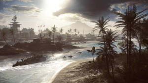 Battlefield 4 City Beach Landscape Wallpaper