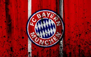 Bayern Munich Grunge Stripes Logo Wallpaper