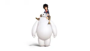 Baymax Carrying Hiro Wallpaper