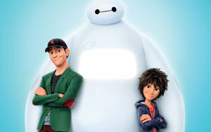 Baymax, Hiro And Tadashi Wallpaper