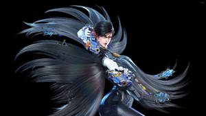 Bayonetta Black-themed Art Wallpaper