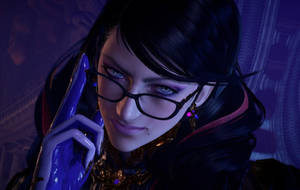 Bayonetta Close-up Shot Wallpaper