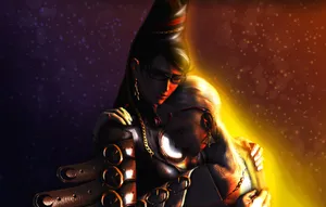 Bayonetta Hug Fanart Wallpaper