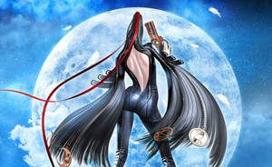 Bayonetta Moon Art Wallpaper