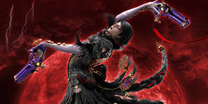 Bayonetta Red Sky Wallpaper