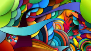 Be Bold And Colorful With Psychedelic Colors Wallpaper