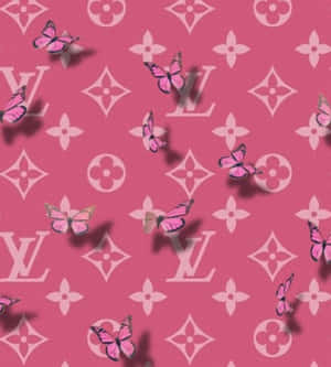 Be Bold And Stylish With Louis Vuitton Pink Wallpaper