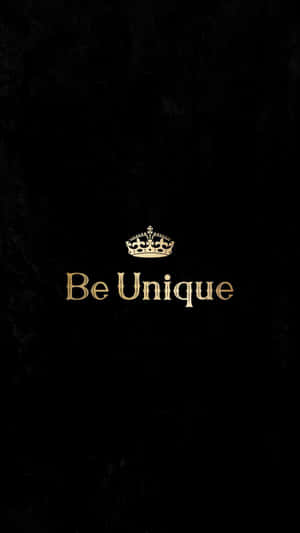 Be Distinct Quotes With A Crown Wallpaper