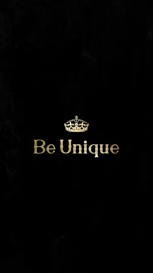 Be Distinct Quotes With A Crown Wallpaper