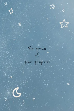 Be Proud Progress Quote Wallpaper