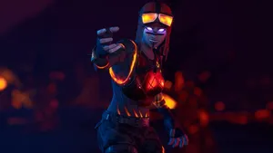 “be The Bravest With Blaze - Fortnite” Wallpaper