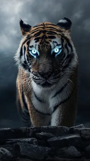 `be Wild With The Tiger Phone` Wallpaper