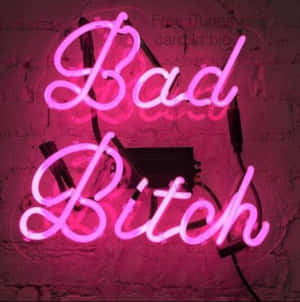 'be Yourself, Be Different And Be A Pink Bad Girl!' Wallpaper