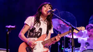 Beabadoobee Live Performance Wallpaper