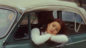 Beabadoobee Vintage Car Vibes Wallpaper