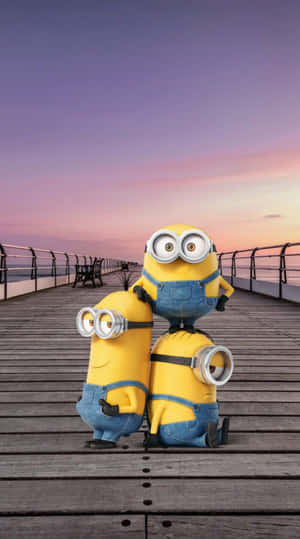 Beach Despicable Me Minion Iphone Wallpaper