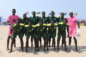 Beach Soccer Team Portrait Wallpaper