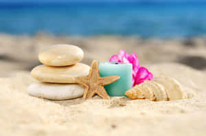 Beach Spa Relaxation Elements.jpg Wallpaper