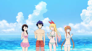 Beach Vacation Nisekoi Anime Wallpaper