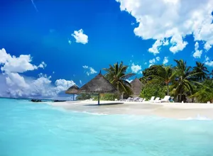 Beach Vacation Resort Relaxation Wallpaper