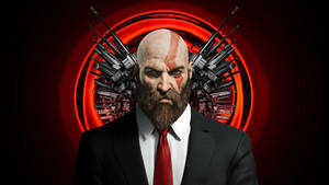 Bearded Hitman Black Wallpaper