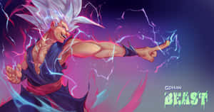 Beast_ Gohan_ Electric_ Fury Wallpaper