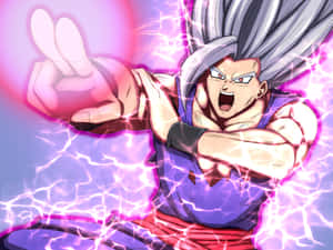 Beast Gohan Unleashing Power Wallpaper