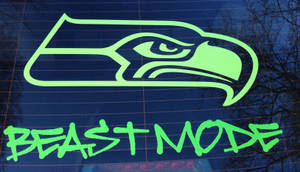 Beast Mode Neon Seattle Seahawks Wallpaper