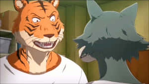 Beastars Billand Legoshi Confrontation Wallpaper