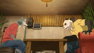 Beastars Gohinand Legoshi Conversation Wallpaper