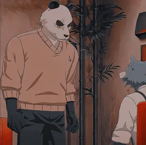 Beastars Gohinand Legoshi Conversation Wallpaper