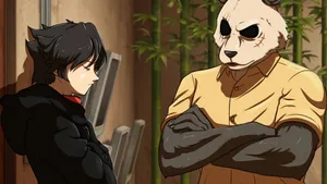 Beastars Legoshiand Gohin Conversation Wallpaper