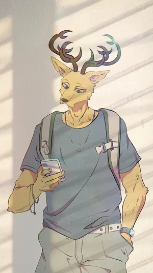 Beastars Louis Casual Outfit Wallpaper