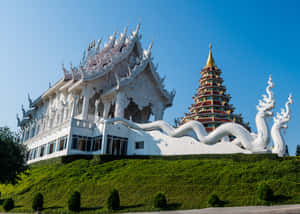 Beatiful Sight In Chiang Rai White Temple Wallpaper