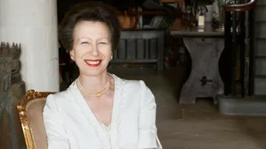 Beautiful 70th Birthday Portrait Of Princess Anne Wallpaper