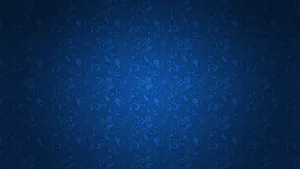 Beautiful Blue Plant Scrolls Pattern Wallpaper