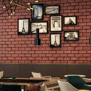 Beautiful Brown Brick Wall Texture Wallpaper