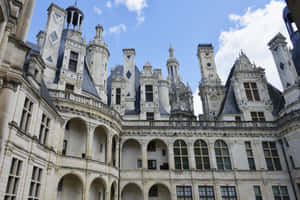 Beautiful Chateau De Chambord Close Up Shot Wallpaper