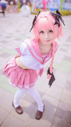 Beautiful Cosplay Girls Dressed As Anime Characters Wallpaper