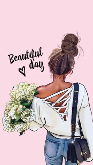Beautiful Day Fashion Illustration Wallpaper
