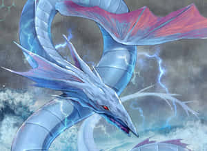 Beautiful Dragon With Lightning Wallpaper