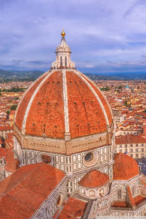 Beautiful Exterior Florence Cathedral Italy Wallpaper