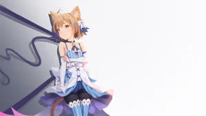 Beautiful Felix Argyle In A Unique Anime Landscape Wallpaper