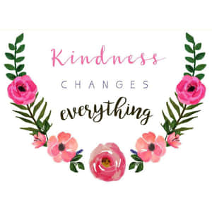 Beautiful Floral Crown On A Minimalist Background Wallpaper