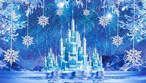 Beautiful Frozen Castle Art Wallpaper