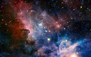 Beautiful Galaxy Full Of Colorful Stars Wallpaper