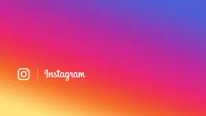 Beautiful Gradient Instagram Logo Wallpaper